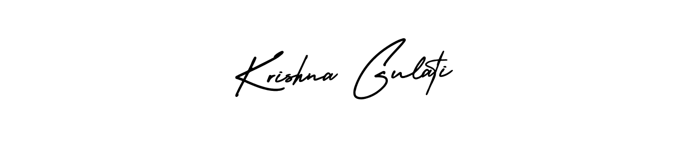 Similarly AmerikaSignatureDemo-Regular is the best handwritten signature design. Signature creator online .You can use it as an online autograph creator for name Krishna Gulati. Krishna Gulati signature style 3 images and pictures png