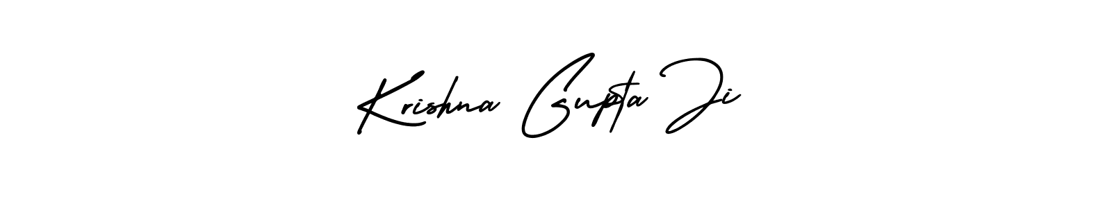 Use a signature maker to create a handwritten signature online. With this signature software, you can design (AmerikaSignatureDemo-Regular) your own signature for name Krishna Gupta Ji. Krishna Gupta Ji signature style 3 images and pictures png