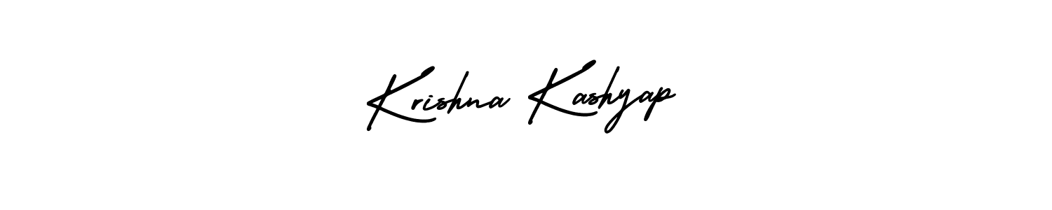 Design your own signature with our free online signature maker. With this signature software, you can create a handwritten (AmerikaSignatureDemo-Regular) signature for name Krishna Kashyap. Krishna Kashyap signature style 3 images and pictures png