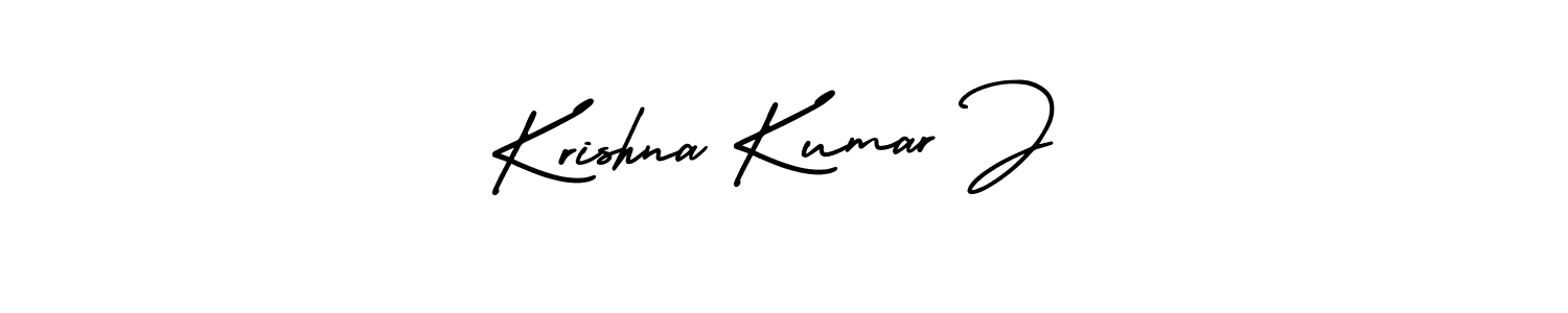 Make a short Krishna Kumar J signature style. Manage your documents anywhere anytime using AmerikaSignatureDemo-Regular. Create and add eSignatures, submit forms, share and send files easily. Krishna Kumar J signature style 3 images and pictures png