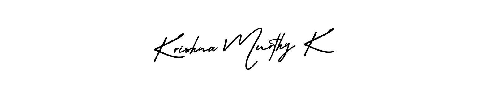 AmerikaSignatureDemo-Regular is a professional signature style that is perfect for those who want to add a touch of class to their signature. It is also a great choice for those who want to make their signature more unique. Get Krishna Murthy K name to fancy signature for free. Krishna Murthy K signature style 3 images and pictures png
