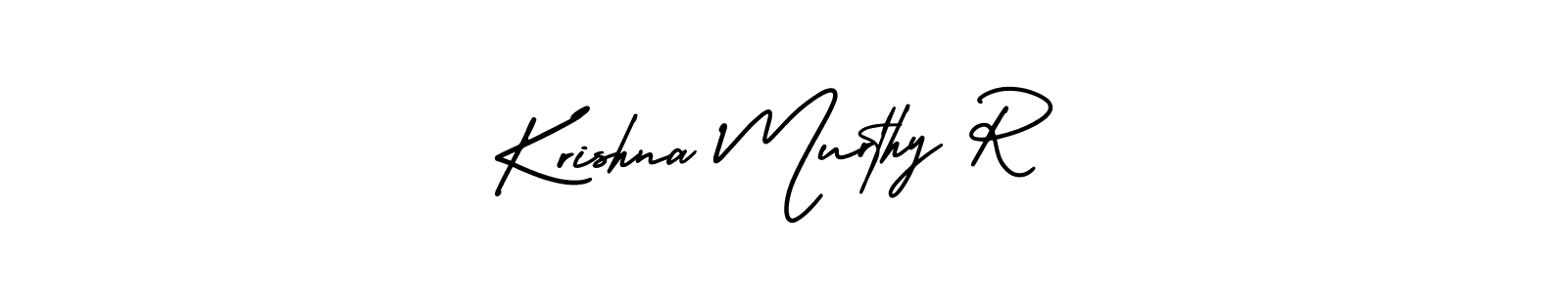 Make a beautiful signature design for name Krishna Murthy R. With this signature (AmerikaSignatureDemo-Regular) style, you can create a handwritten signature for free. Krishna Murthy R signature style 3 images and pictures png