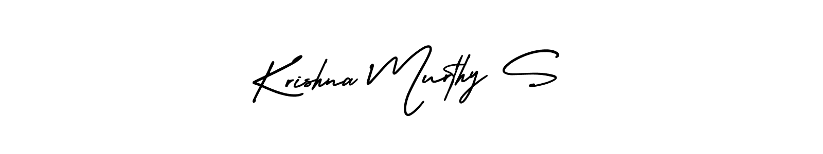 How to make Krishna Murthy S signature? AmerikaSignatureDemo-Regular is a professional autograph style. Create handwritten signature for Krishna Murthy S name. Krishna Murthy S signature style 3 images and pictures png