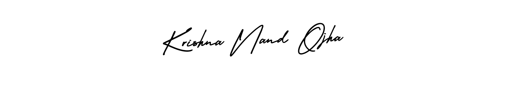 Also You can easily find your signature by using the search form. We will create Krishna Nand Ojha name handwritten signature images for you free of cost using AmerikaSignatureDemo-Regular sign style. Krishna Nand Ojha signature style 3 images and pictures png