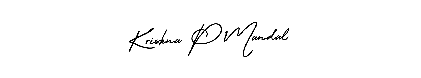 Make a short Krishna P Mandal signature style. Manage your documents anywhere anytime using AmerikaSignatureDemo-Regular. Create and add eSignatures, submit forms, share and send files easily. Krishna P Mandal signature style 3 images and pictures png