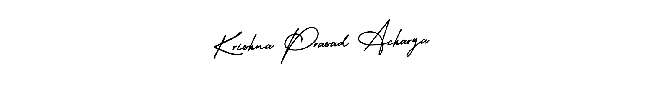 Also You can easily find your signature by using the search form. We will create Krishna Prasad Acharya name handwritten signature images for you free of cost using AmerikaSignatureDemo-Regular sign style. Krishna Prasad Acharya signature style 3 images and pictures png