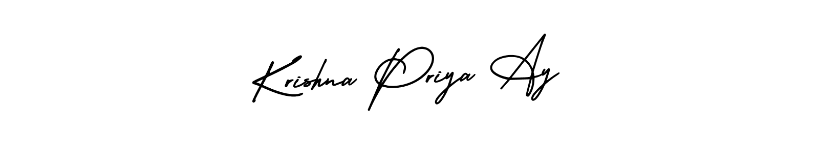 Make a beautiful signature design for name Krishna Priya Ay. Use this online signature maker to create a handwritten signature for free. Krishna Priya Ay signature style 3 images and pictures png