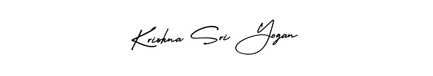 Krishna Sri Yogan stylish signature style. Best Handwritten Sign (AmerikaSignatureDemo-Regular) for my name. Handwritten Signature Collection Ideas for my name Krishna Sri Yogan. Krishna Sri Yogan signature style 3 images and pictures png