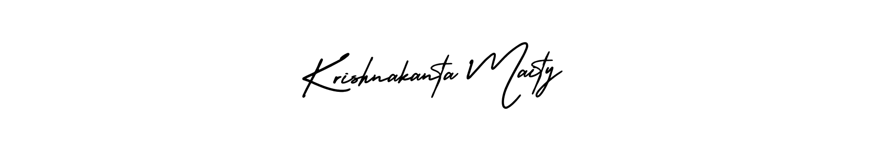 Similarly AmerikaSignatureDemo-Regular is the best handwritten signature design. Signature creator online .You can use it as an online autograph creator for name Krishnakanta Maity. Krishnakanta Maity signature style 3 images and pictures png