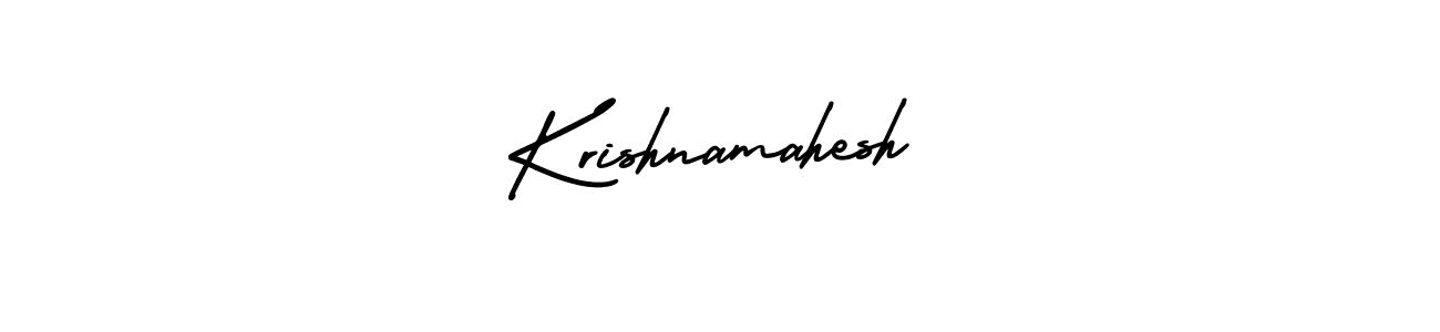 Design your own signature with our free online signature maker. With this signature software, you can create a handwritten (AmerikaSignatureDemo-Regular) signature for name Krishnamahesh. Krishnamahesh signature style 3 images and pictures png