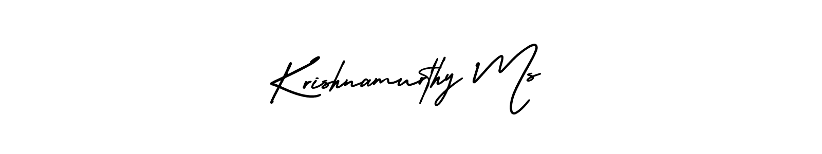 Make a beautiful signature design for name Krishnamurthy Ms. Use this online signature maker to create a handwritten signature for free. Krishnamurthy Ms signature style 3 images and pictures png