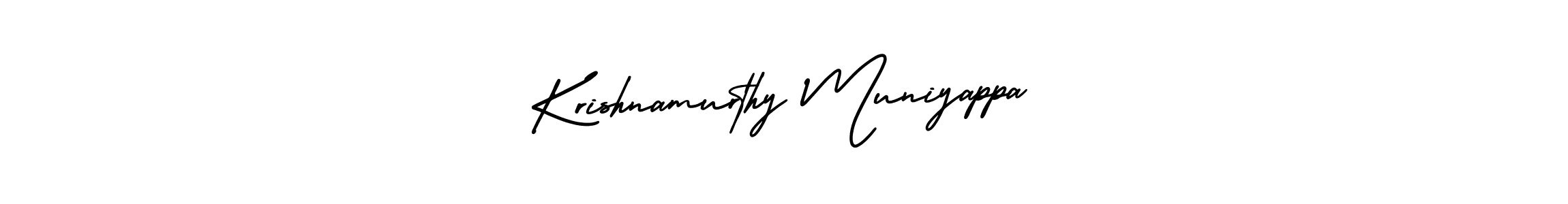 Make a short Krishnamurthy Muniyappa signature style. Manage your documents anywhere anytime using AmerikaSignatureDemo-Regular. Create and add eSignatures, submit forms, share and send files easily. Krishnamurthy Muniyappa signature style 3 images and pictures png