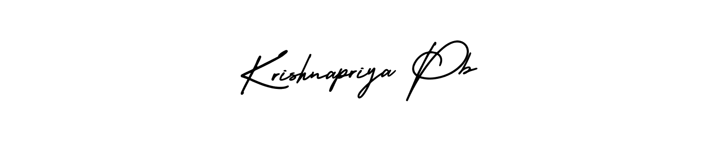 Make a beautiful signature design for name Krishnapriya Pb. Use this online signature maker to create a handwritten signature for free. Krishnapriya Pb signature style 3 images and pictures png