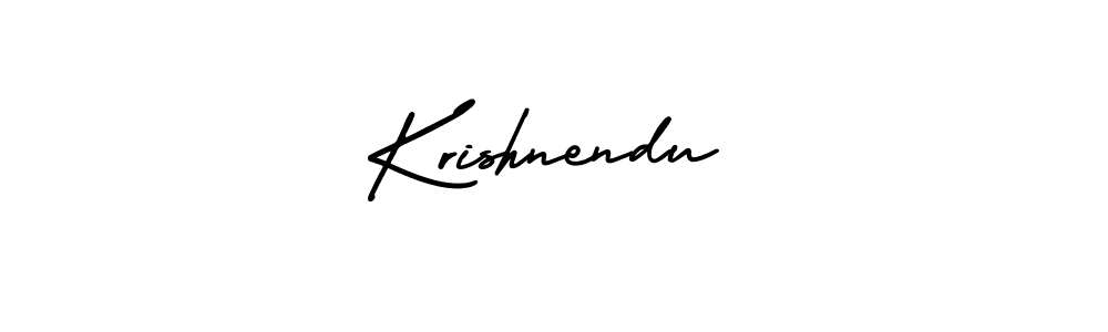 Create a beautiful signature design for name Krishnendu. With this signature (AmerikaSignatureDemo-Regular) fonts, you can make a handwritten signature for free. Krishnendu signature style 3 images and pictures png