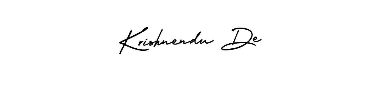 Create a beautiful signature design for name Krishnendu De. With this signature (AmerikaSignatureDemo-Regular) fonts, you can make a handwritten signature for free. Krishnendu De signature style 3 images and pictures png