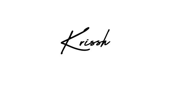 if you are searching for the best signature style for your name Krissh. so please give up your signature search. here we have designed multiple signature styles  using AmerikaSignatureDemo-Regular. Krissh signature style 3 images and pictures png