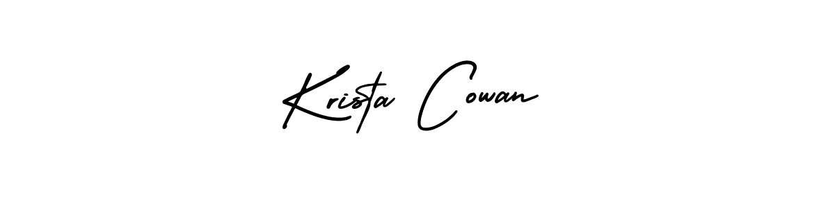 Best and Professional Signature Style for Krista Cowan. AmerikaSignatureDemo-Regular Best Signature Style Collection. Krista Cowan signature style 3 images and pictures png