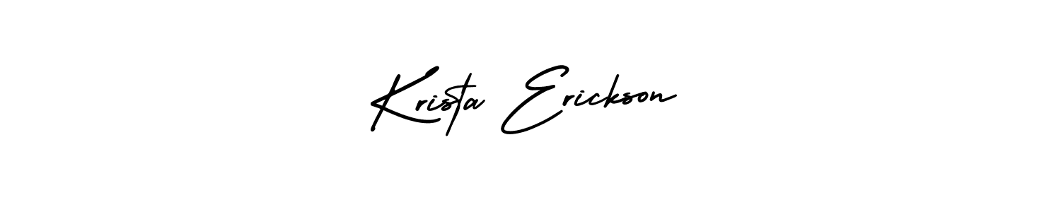 Best and Professional Signature Style for Krista Erickson. AmerikaSignatureDemo-Regular Best Signature Style Collection. Krista Erickson signature style 3 images and pictures png