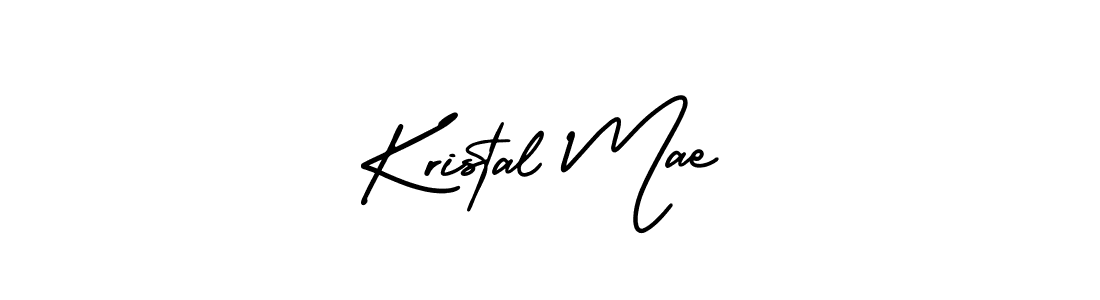 Design your own signature with our free online signature maker. With this signature software, you can create a handwritten (AmerikaSignatureDemo-Regular) signature for name Kristal Mae. Kristal Mae signature style 3 images and pictures png