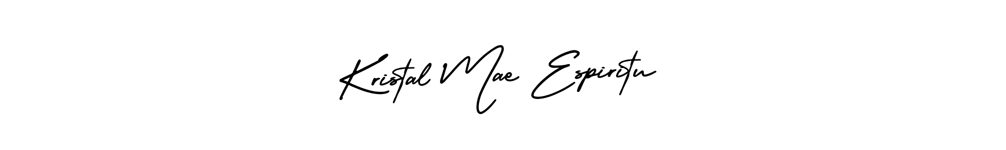 Also You can easily find your signature by using the search form. We will create Kristal Mae Espiritu name handwritten signature images for you free of cost using AmerikaSignatureDemo-Regular sign style. Kristal Mae Espiritu signature style 3 images and pictures png