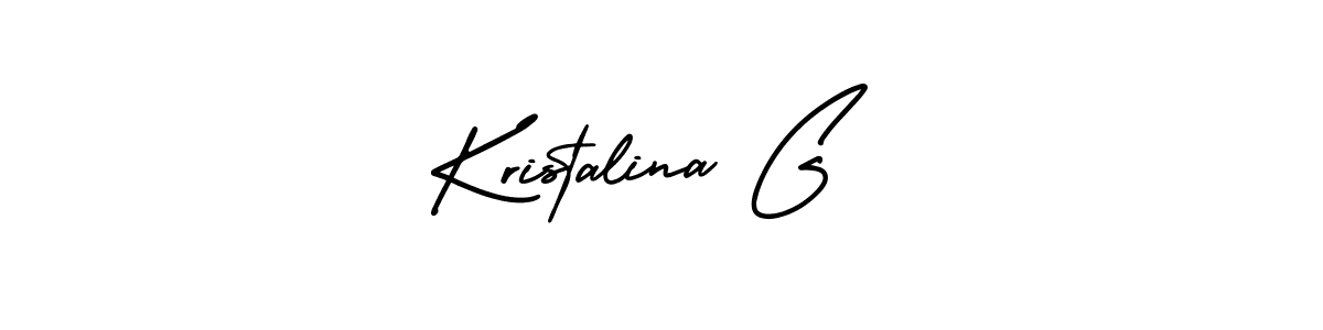 Create a beautiful signature design for name Kristalina G. With this signature (AmerikaSignatureDemo-Regular) fonts, you can make a handwritten signature for free. Kristalina G signature style 3 images and pictures png