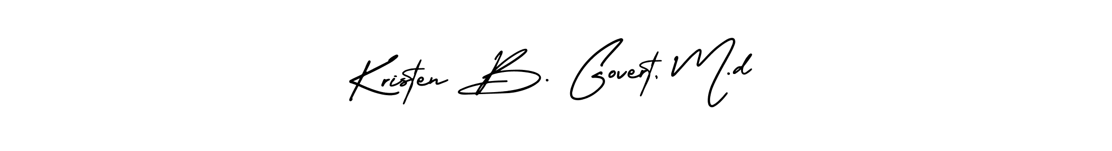 Make a beautiful signature design for name Kristen B. Govert, M.d. Use this online signature maker to create a handwritten signature for free. Kristen B. Govert, M.d signature style 3 images and pictures png