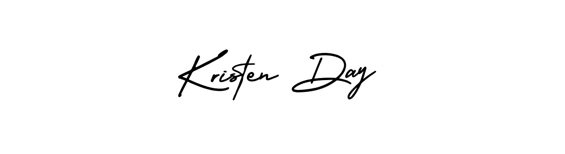 You should practise on your own different ways (AmerikaSignatureDemo-Regular) to write your name (Kristen Day) in signature. don't let someone else do it for you. Kristen Day signature style 3 images and pictures png