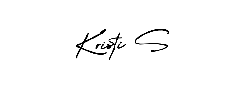 Similarly AmerikaSignatureDemo-Regular is the best handwritten signature design. Signature creator online .You can use it as an online autograph creator for name Kristi S. Kristi S signature style 3 images and pictures png