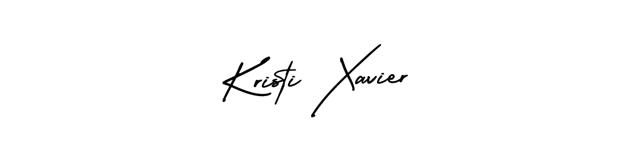 AmerikaSignatureDemo-Regular is a professional signature style that is perfect for those who want to add a touch of class to their signature. It is also a great choice for those who want to make their signature more unique. Get Kristi Xavier name to fancy signature for free. Kristi Xavier signature style 3 images and pictures png