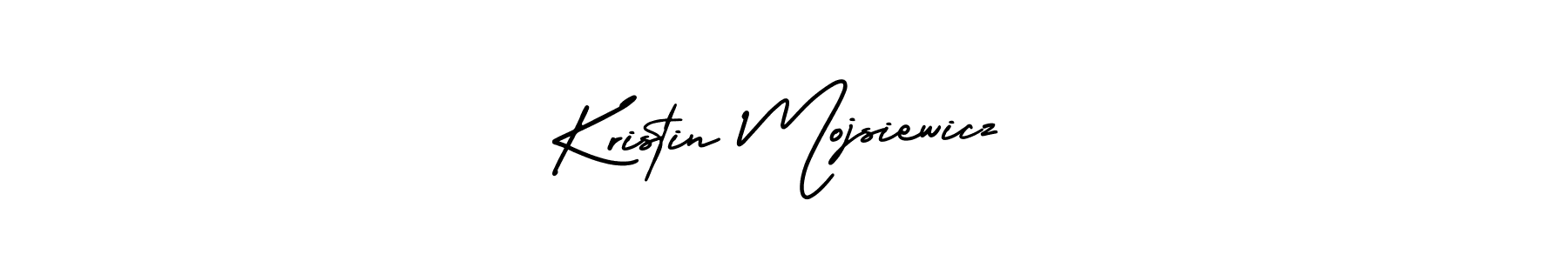 Use a signature maker to create a handwritten signature online. With this signature software, you can design (AmerikaSignatureDemo-Regular) your own signature for name Kristin Mojsiewicz. Kristin Mojsiewicz signature style 3 images and pictures png
