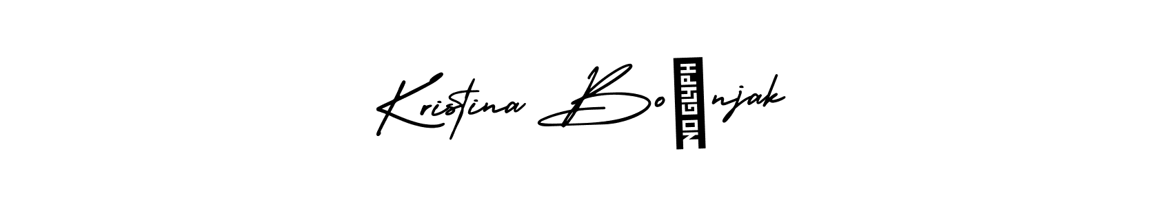 Also we have Kristina Bošnjak name is the best signature style. Create professional handwritten signature collection using AmerikaSignatureDemo-Regular autograph style. Kristina Bošnjak signature style 3 images and pictures png