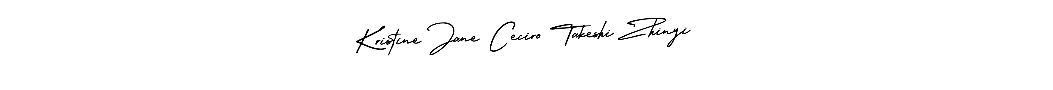 You can use this online signature creator to create a handwritten signature for the name Kristine Jane Ceciro Takeshi Zhinyi. This is the best online autograph maker. Kristine Jane Ceciro Takeshi Zhinyi signature style 3 images and pictures png