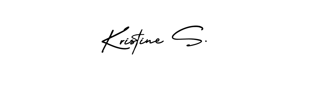 Make a beautiful signature design for name Kristine S.. Use this online signature maker to create a handwritten signature for free. Kristine S. signature style 3 images and pictures png