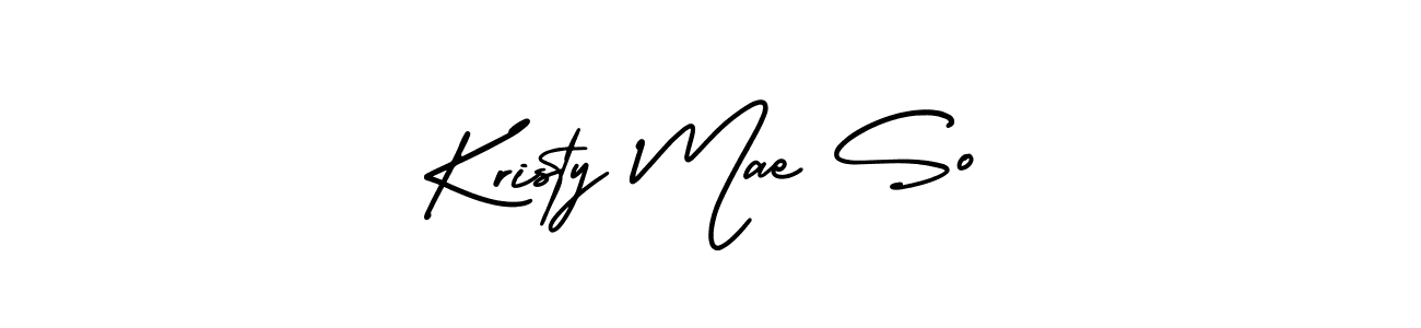 AmerikaSignatureDemo-Regular is a professional signature style that is perfect for those who want to add a touch of class to their signature. It is also a great choice for those who want to make their signature more unique. Get Kristy Mae So name to fancy signature for free. Kristy Mae So signature style 3 images and pictures png