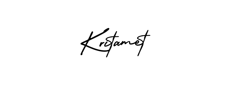 if you are searching for the best signature style for your name Kritamet. so please give up your signature search. here we have designed multiple signature styles  using AmerikaSignatureDemo-Regular. Kritamet signature style 3 images and pictures png