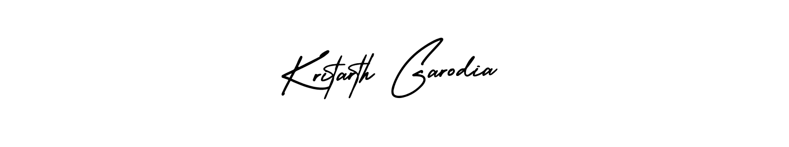 How to make Kritarth Garodia signature? AmerikaSignatureDemo-Regular is a professional autograph style. Create handwritten signature for Kritarth Garodia name. Kritarth Garodia signature style 3 images and pictures png