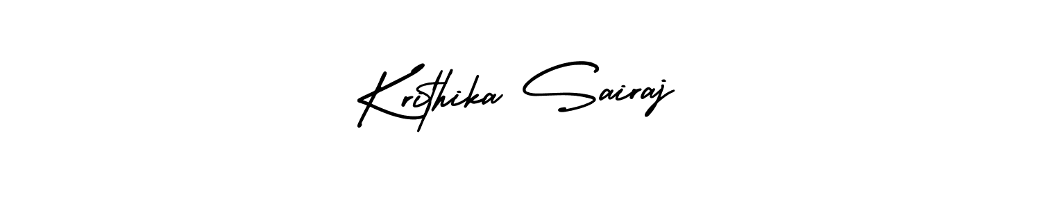 How to Draw Krithika Sairaj signature style? AmerikaSignatureDemo-Regular is a latest design signature styles for name Krithika Sairaj. Krithika Sairaj signature style 3 images and pictures png