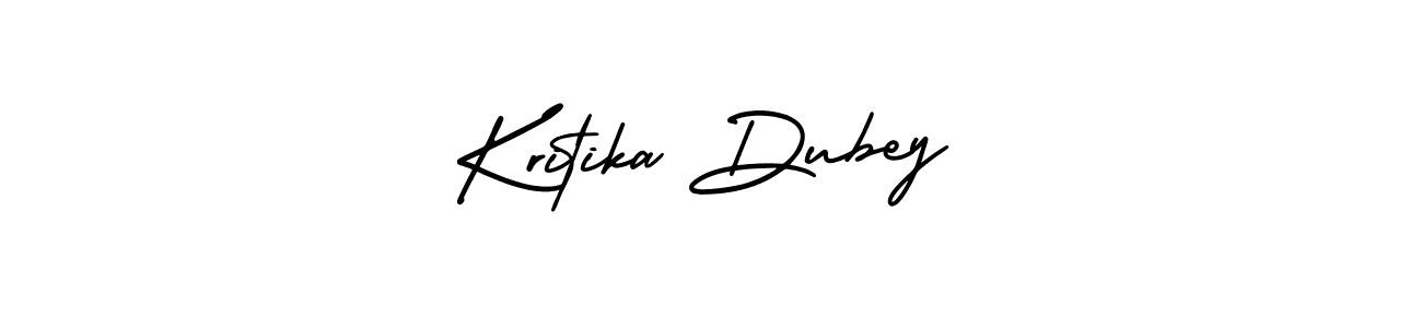 How to make Kritika Dubey name signature. Use AmerikaSignatureDemo-Regular style for creating short signs online. This is the latest handwritten sign. Kritika Dubey signature style 3 images and pictures png