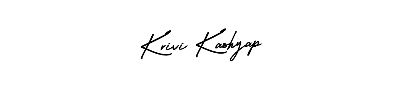 Make a beautiful signature design for name Krivi Kashyap. Use this online signature maker to create a handwritten signature for free. Krivi Kashyap signature style 3 images and pictures png