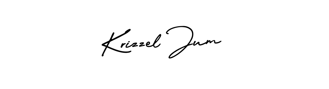 Make a beautiful signature design for name Krizzel Jum. With this signature (AmerikaSignatureDemo-Regular) style, you can create a handwritten signature for free. Krizzel Jum signature style 3 images and pictures png