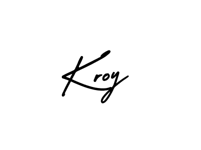 You should practise on your own different ways (AmerikaSignatureDemo-Regular) to write your name (Kroy) in signature. don't let someone else do it for you. Kroy signature style 3 images and pictures png