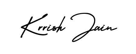 A timeless handwritten aesthetic for Krrish Jain. The AmerikaSignatureDemo-Regular font gives your signature a handcrafted feel with natural curves. Krrish Jain signature style 3 images and pictures png