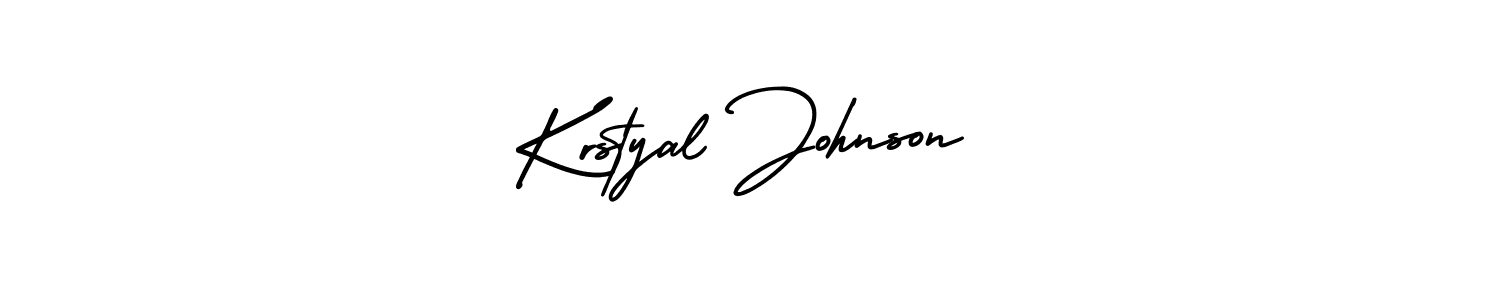 Design your own signature with our free online signature maker. With this signature software, you can create a handwritten (AmerikaSignatureDemo-Regular) signature for name Krstyal Johnson. Krstyal Johnson signature style 3 images and pictures png