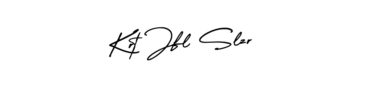 This is the best signature style for the Krt Jfl Slzr name. Also you like these signature font (AmerikaSignatureDemo-Regular). Mix name signature. Krt Jfl Slzr signature style 3 images and pictures png