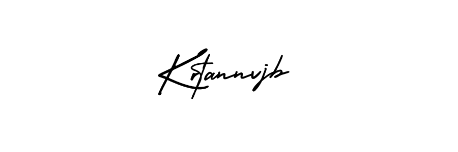 You should practise on your own different ways (AmerikaSignatureDemo-Regular) to write your name (Krtannvjb) in signature. don't let someone else do it for you. Krtannvjb signature style 3 images and pictures png