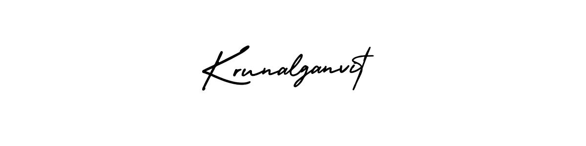 How to Draw Krunalganvit signature style? AmerikaSignatureDemo-Regular is a latest design signature styles for name Krunalganvit. Krunalganvit signature style 3 images and pictures png