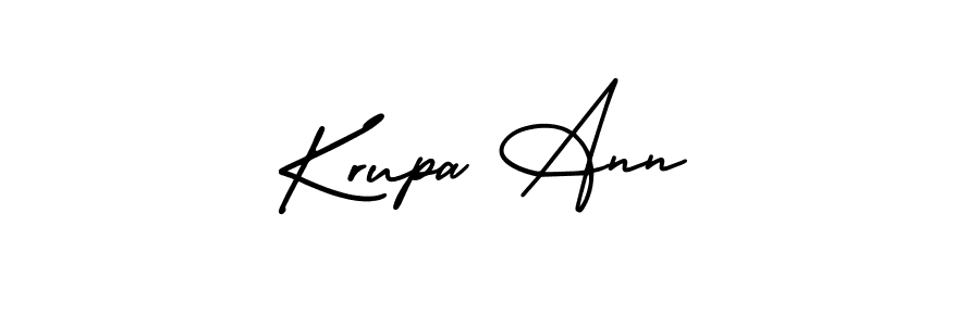 Also we have Krupa Ann name is the best signature style. Create professional handwritten signature collection using AmerikaSignatureDemo-Regular autograph style. Krupa Ann signature style 3 images and pictures png