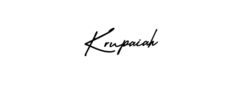 You can use this online signature creator to create a handwritten signature for the name Krupaiah. This is the best online autograph maker. Krupaiah signature style 3 images and pictures png