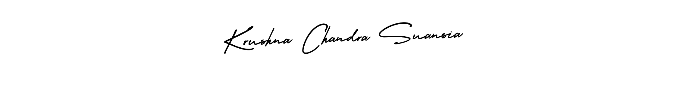 You can use this online signature creator to create a handwritten signature for the name Krushna Chandra Suansia. This is the best online autograph maker. Krushna Chandra Suansia signature style 3 images and pictures png