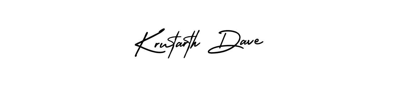 Make a short Krutarth Dave signature style. Manage your documents anywhere anytime using AmerikaSignatureDemo-Regular. Create and add eSignatures, submit forms, share and send files easily. Krutarth Dave signature style 3 images and pictures png